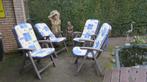 Hartman Prestige tuinmeubel set bruin-beige., Ophalen, Zo goed als nieuw, Kunststof, Verstelbaar