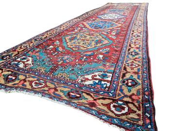 Prachtige handgeknoopte perzische loper 96 x 324 cm beschikbaar voor biedingen