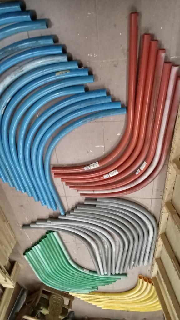 Doorvoerbuizen / invoerbochten / mantelbuizen met bocht., Doe-het-zelf en Verbouw, Buizen en Afvoer, Nieuw, Bochten, Pvc, Minder dan 2 meter