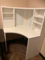 Ikea micke hoekbureau wit, Ophalen of Verzenden, Gebruikt