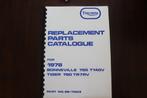 TRIUMPH 1978 750 cc T140V TR7V Tiger parts catalog, Motoren, Handleidingen en Instructieboekjes, Triumph