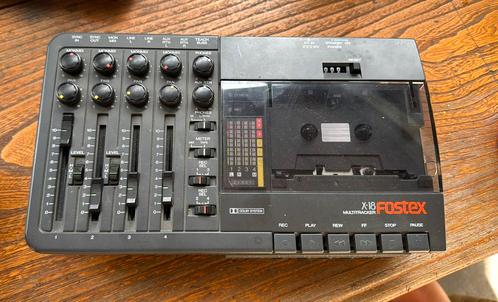 Fostex X-18 multitracker vier sporen cassette recorder, Audio, Tv en Foto, Cassettedecks, Overige merken, Ophalen of Verzenden