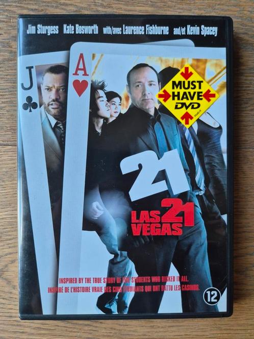 Dvd: 21 Las Vegas, Cd's en Dvd's, Dvd's | Actie, Zo goed als nieuw, Actie, Vanaf 12 jaar, Ophalen of Verzenden
