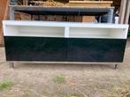 Tv meubel wit zwart, Huis en Inrichting, Kasten | Televisiemeubels, Ophalen, Gebruikt, 100 tot 150 cm, Minder dan 100 cm