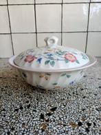 Dekschaal crème bloemen The Chartwell Collection Churchill, Huis en Inrichting, Keuken | Servies, Ophalen of Verzenden, Zo goed als nieuw