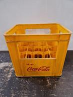 Coca Cola kratje geel/oranje, Verzamelen, Gebruikt, Ophalen of Verzenden, Gebruiksvoorwerp