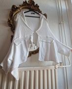 Zuza Bart wit katoen heel wijd vestje jasje unieke fit, Wit, Ophalen of Verzenden, Zo goed als nieuw, Trui of Vest