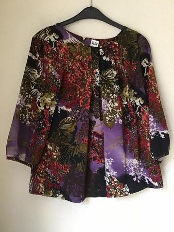Vero Moda Blouse paars meerkleurig maat M beschikbaar voor biedingen
