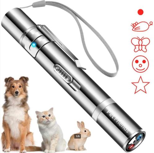 PetFriends Laserpen voor kat - USB oplaadbaar - Laserpointer, Muziek en Instrumenten, Licht en Laser, Zo goed als nieuw, Licht