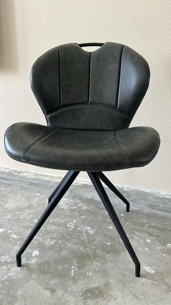 Eetkamerstoelen te koop, Huis en Inrichting, Stoelen, Gebruikt, Vier, Kunststof, Stof, Overige kleuren, Ophalen