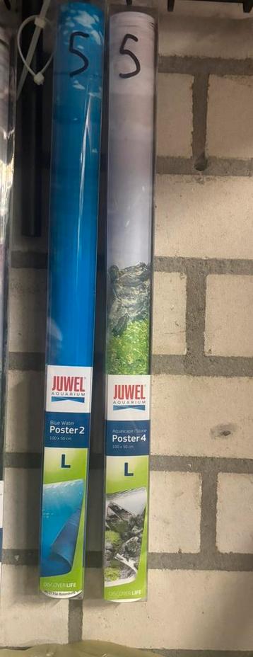 NEW:3x JUWEL dubbelzijdige achtergrondposter size L 100X50cm beschikbaar voor biedingen