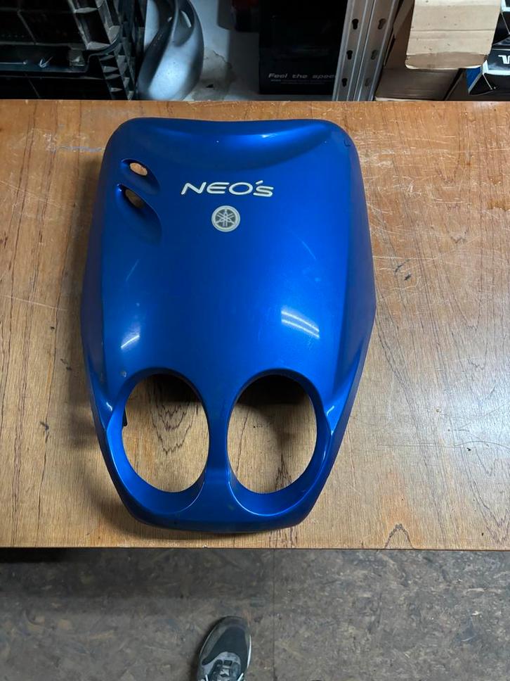 Yamaha Neo's Voorkap 1e Type - Blauw, Fietsen en Brommers, Brommeronderdelen | Scooters, Gebruikt, Yamaha, Kap, Ophalen of Verzenden