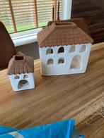 Kandelaars huisjes riviera maison, Huis en Inrichting, Woonaccessoires | Kandelaars en Kaarsen, Ophalen of Verzenden, Zo goed als nieuw