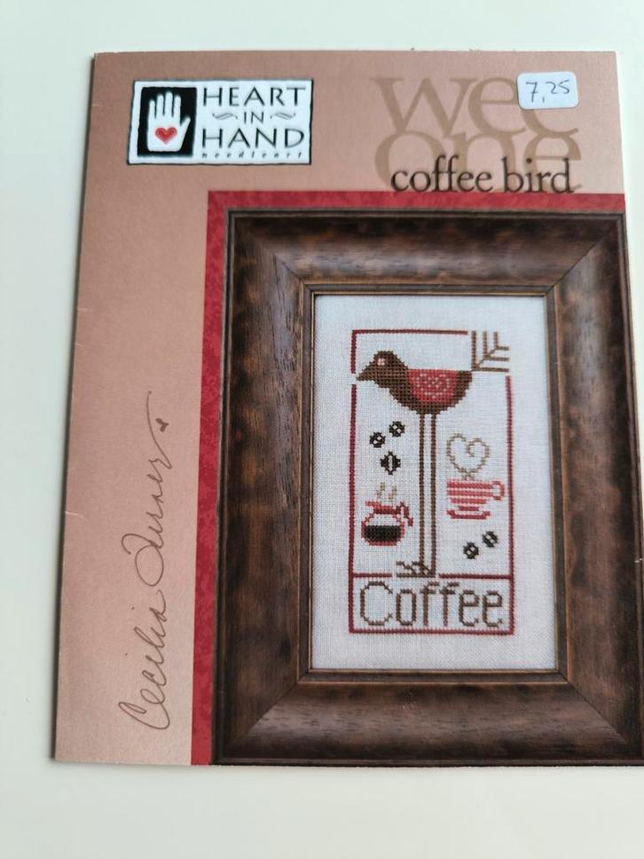 Borduurpatronen Heart in Hand, Hobby en Vrije tijd, Borduren en Borduurmachines, Zo goed als nieuw, Patroon, Ophalen of Verzenden