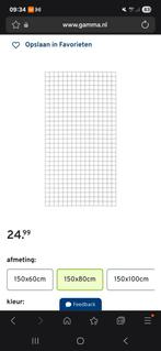 2x gaaspaneel 80x150, Tuin en Terras, Ophalen of Verzenden, Zo goed als nieuw, IJzer, Gaashekwerk