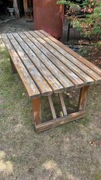 Tuintafel grenen of vuren, Tuin en Terras, Ophalen, Gebruikt, Rechthoekig, Hout