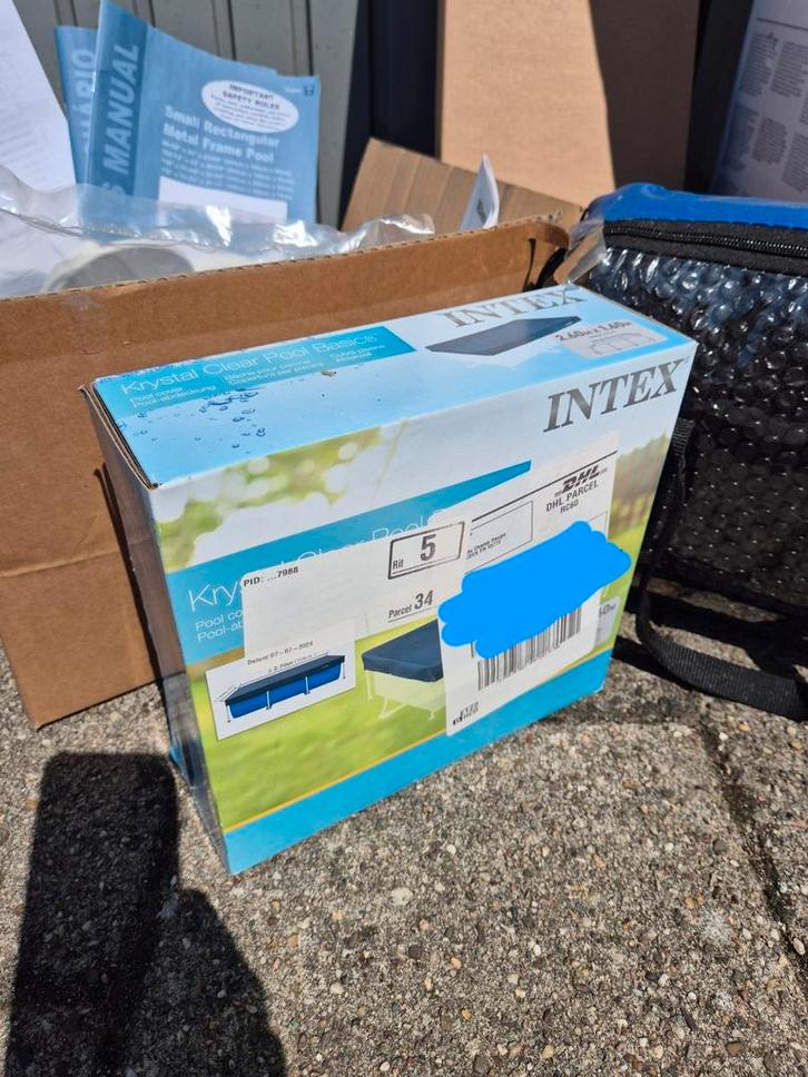 Zwembad (nieuw), Tuin en Terras, Zwembaden, Zo goed als nieuw, Opzetzwembad, Minder dan 80 cm, Rechthoekig, Ophalen