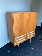 Mid Century Vintage kladingkast, Huis en Inrichting, Ophalen, Gebruikt, 100 tot 150 cm, Minder dan 150 cm