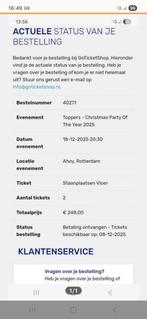 Toppers kerst, Tickets en Kaartjes, Overige Tickets en Kaartjes, Twee personen