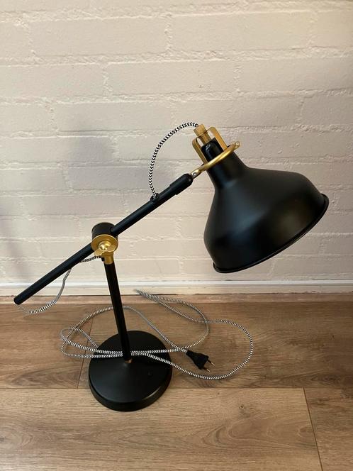 Industriële bureaulamp, Huis en Inrichting, Lampen | Tafellampen, Zo goed als nieuw, Minder dan 50 cm, Metaal, Ophalen of Verzenden