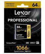 CompactFlash Lexar Professional 64GB, Audio, Tv en Foto, Fotografie | Geheugenkaarten, Compact Flash (CF), 64 GB, Ophalen of Verzenden