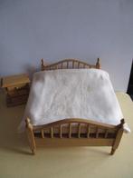 poppenhuis bed + nachtkastje, Ophalen of Verzenden, Zo goed als nieuw, Decoratie