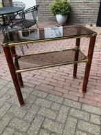 Sidetable, Huis en Inrichting, Tafels | Sidetables, Ophalen, 100 tot 150 cm, Zo goed als nieuw, Glas