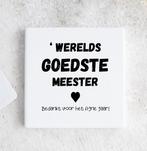Tegeltje met tekst voor de juf of meester, Ophalen of Verzenden, Nieuw