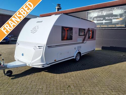 Knaus Sport 450 FU Dakairco, zonnepanelen,, Caravans en Kamperen, Caravans, Bedrijf, tot en met 4, 1000 - 1250 kg, Rondzit, Knaus