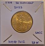 km#1412 2023 France 50 euroct Low mintage  unc, Ophalen of Verzenden, Frankrijk, 50 cent