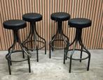 4 x barkrukken satelliet bar krukken barstoelen cafe horeca, Huis en Inrichting, Barkrukken, 5 krukken of meer, In hoogte verstelbaar