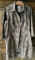 Bruin zwart geruite hemdjurk, jurk, zomerjas; Cecil; oto 57, Kleding | Dames, Grote Maten, Ophalen of Verzenden, Zo goed als nieuw