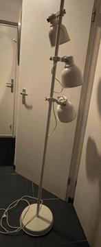 Staande lamp hektar wit 3 lampenkappen (ikea), Ophalen, Gebruikt, Metaal, 150 tot 200 cm