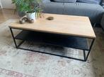 Salontafel met stalen frame - 100x60x38 cm, Ophalen, 100 tot 150 cm, 50 tot 100 cm, Zo goed als nieuw
