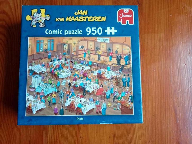 Van Haasteren puzzels, 950 stukjes, compleet, darts & boxing, Hobby en Vrije tijd, Denksport en Puzzels, Zo goed als nieuw, 500 t/m 1500 stukjes