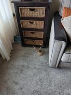 DonkerEiken Kast met 4 laden igst, Ophalen of Verzenden, Zo goed als nieuw, 25 tot 50 cm, Minder dan 100 cm