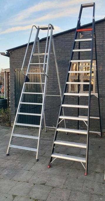 Hoge trappen voor het snoeien  beschikbaar voor biedingen