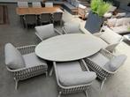 Nieuw Myko dining set / tuinset 6 stoelen eettafel tuintafel, Tuin en Terras, Ophalen of Verzenden, Nieuw, Rechthoekig, Aluminium