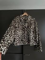 Leuke blouse met panterprint, Ophalen of Verzenden, Zo goed als nieuw, Maat 42/44 (L), Bruin
