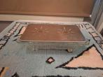 Vintage glazen rechaud warmhoudplaat, Antiek en Kunst, Curiosa en Brocante, Ophalen of Verzenden