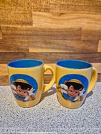 2x Disney Pinokkio Mokken( vintage) disney paris, Ophalen, Keramiek, Zo goed als nieuw, Overige stijlen