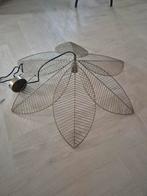 Stoere gouden plafondlamp met bladeren design, Ophalen, Zo goed als nieuw, Metaal, Modern