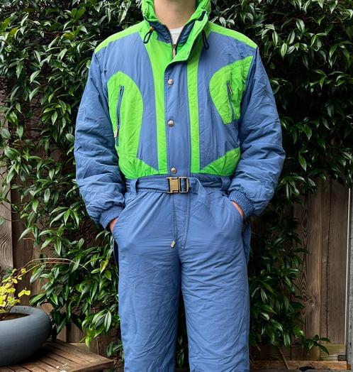 Vintage Retro Skipak M, Kleding | Heren, Wintersportkleding, Gedragen, Pak, Maat 48/50 (M), Ophalen of Verzenden