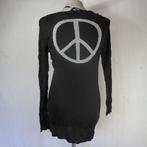 Nieuw zwart shirt.zilveren peace-teken.mt s.merk it hip, Kleding | Dames, T-shirts, Ophalen of Verzenden