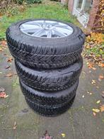 17 inch Borbet velgen met winterbanden 215 65 17, Auto-onderdelen, Banden en Velgen, Ophalen, Velg(en), 17 inch, Winterbanden