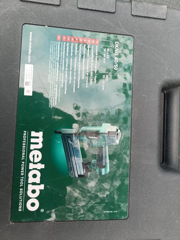 Luchtdruk nietmachine, Doe-het-zelf en Verbouw, Gereedschap | Handgereedschap, Ophalen of Verzenden