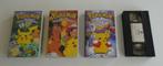 4 Pokémon Tekenfilms op VHS, Cd's en Dvd's, VHS | Kinderen en Jeugd, Ophalen, Zo goed als nieuw