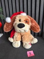 Zingende kersthond met beweegbare oren 27 cm, Ophalen of Verzenden, Zo goed als nieuw, Hond