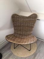Rotan stoel, Huis en Inrichting, Ophalen, Gebruikt, Bruin, Eén