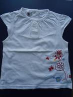 Shirtje wit met opdruk bloemetjes maat 86, C&A, Meisje, Ophalen of Verzenden, Zo goed als nieuw